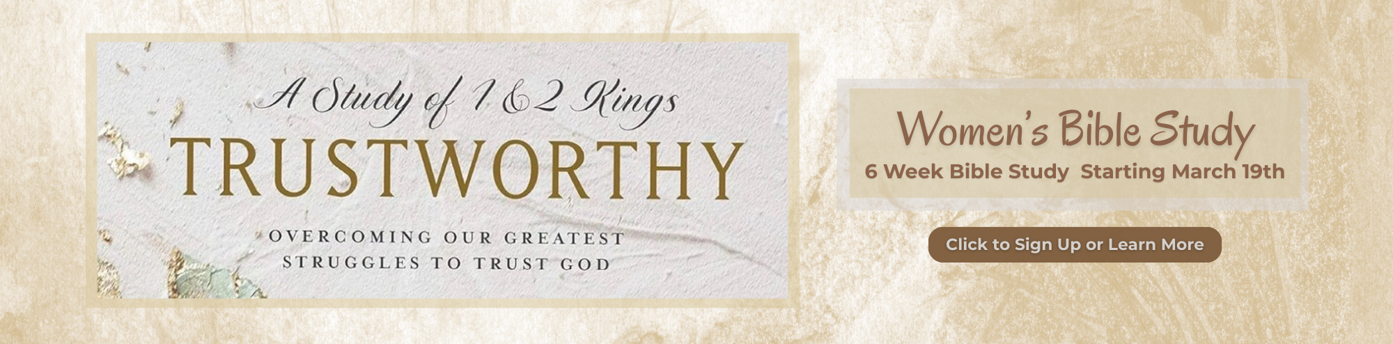 Trustworthy Spring 2026 Bible Study